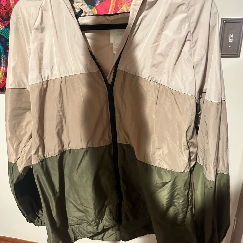 H&M Colorblock Windbreaker Jacket